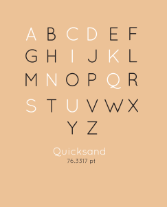 Alphabet Layout