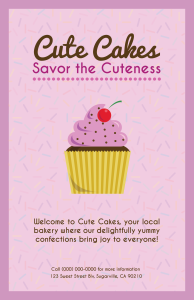 Bakery Flyer